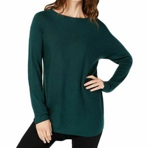 nwt INC International Concepts Long Sleeve Knit Sweater, Green L